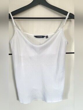 Glassons White Adjustable Cami Tank Top